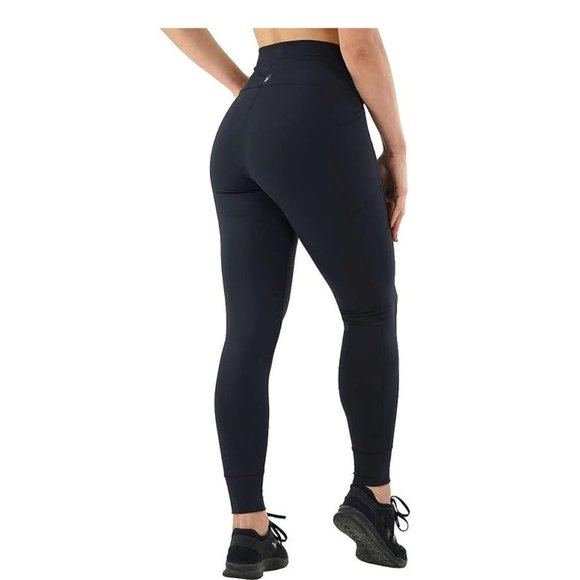 NWT Spyder Women High Rise Active Leggings Side Pocket Black Size 2XL $60 8HL016 - Picture 3 of 4